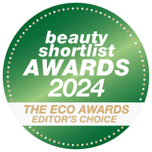 Load image into Gallery viewer,  EDITOR’S CHOICE AWARD at the International Beauty Shortlist’s 2024 Eco Awards